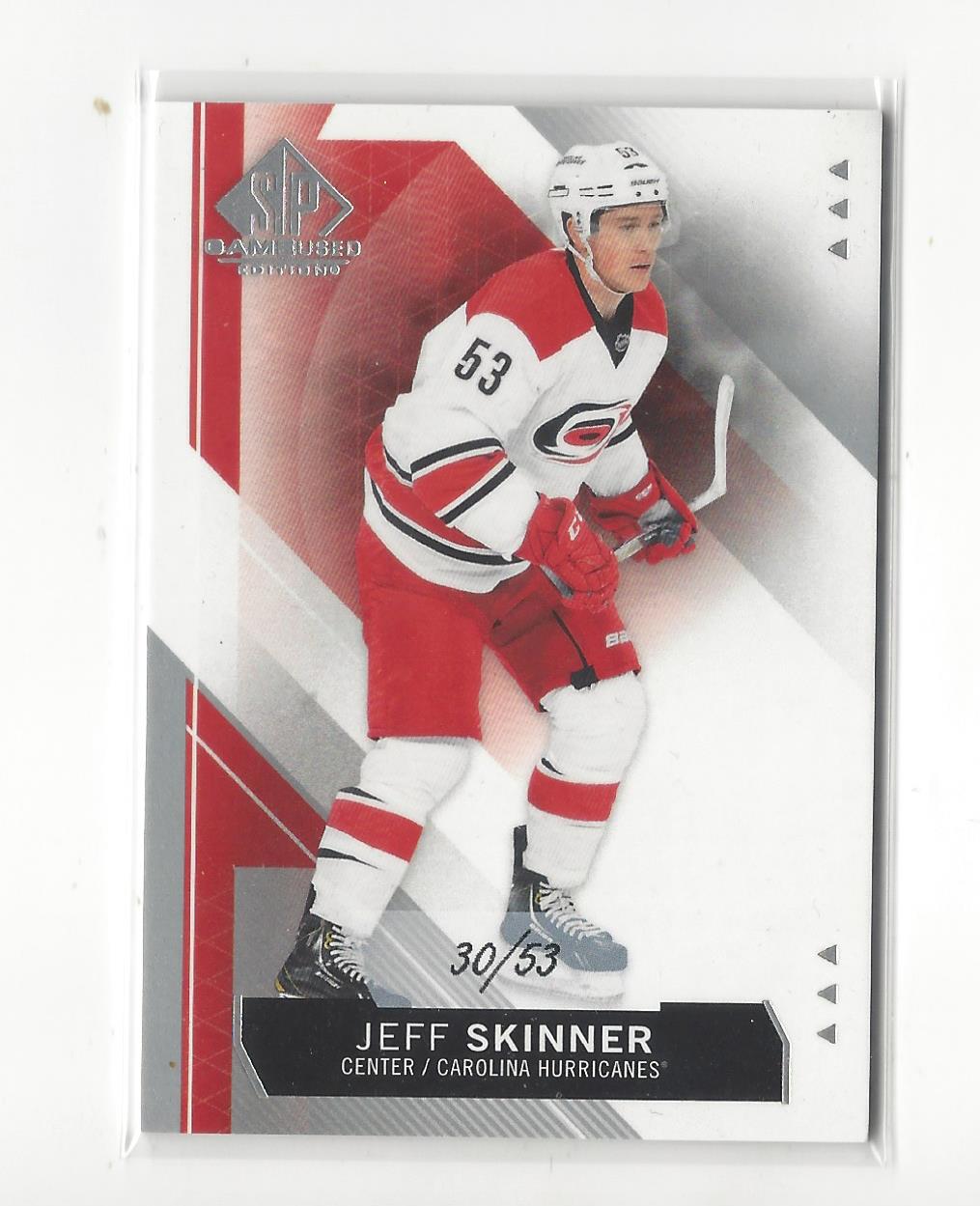 2015-16 SP Game Used #31 Jeff Skinner/53
