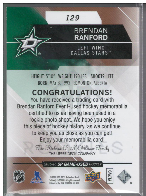 A9204- 2015-16 SP Game Used Assorted Insert Cards You Pick- 15+ FREE US SHIP - Picture 7 of 9