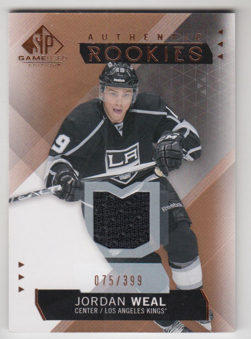 2015-16 SP Game Used Copper Jerseys #135 Jordan Weal