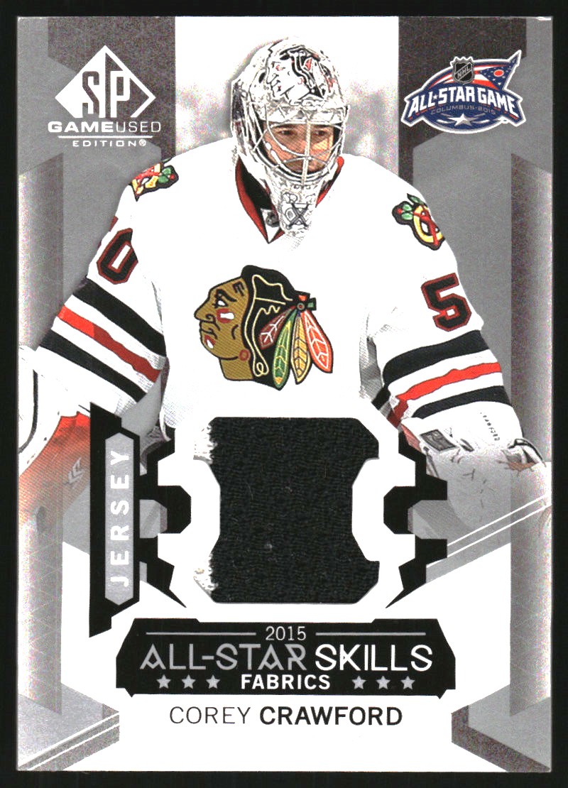 2015-16 SP Game Used All-Star Skills Fabrics #AS20 Corey Crawford E