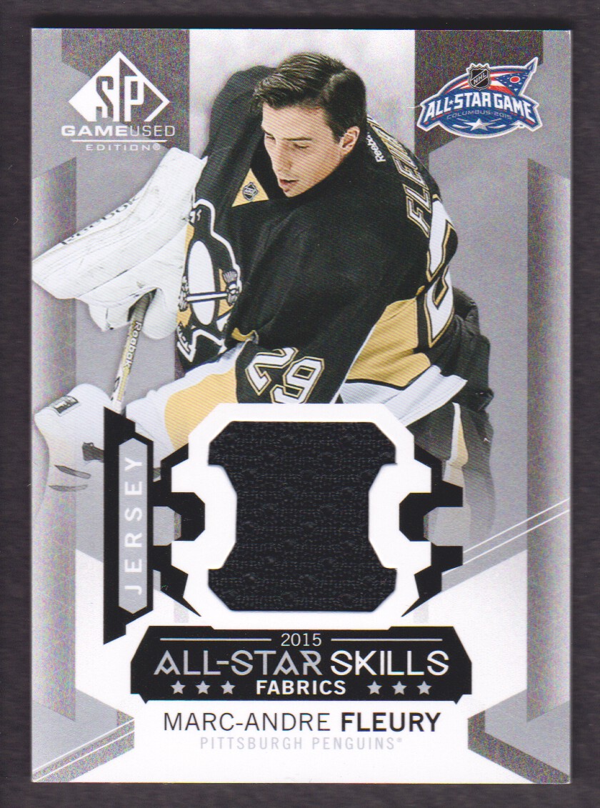 2015-16 SP Game Used All-Star Skills Fabrics #AS24 Marc-Andre Fleury E