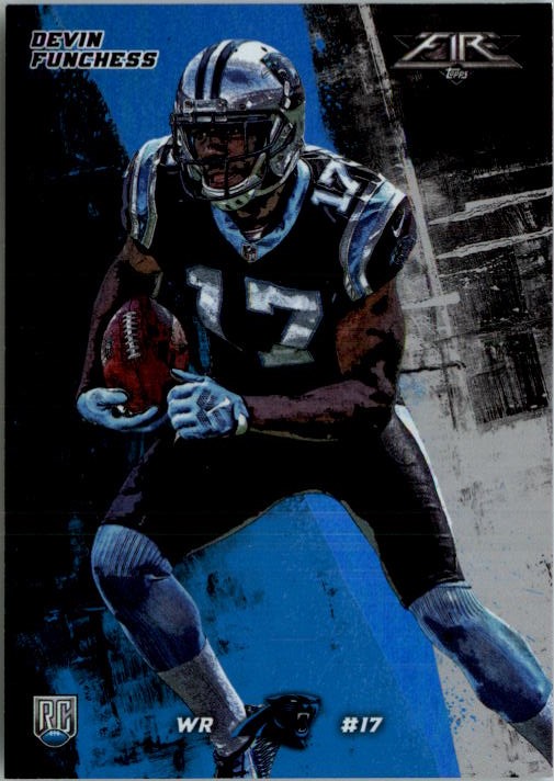 2015 Topps Fire Blue #11B Devin Funchess