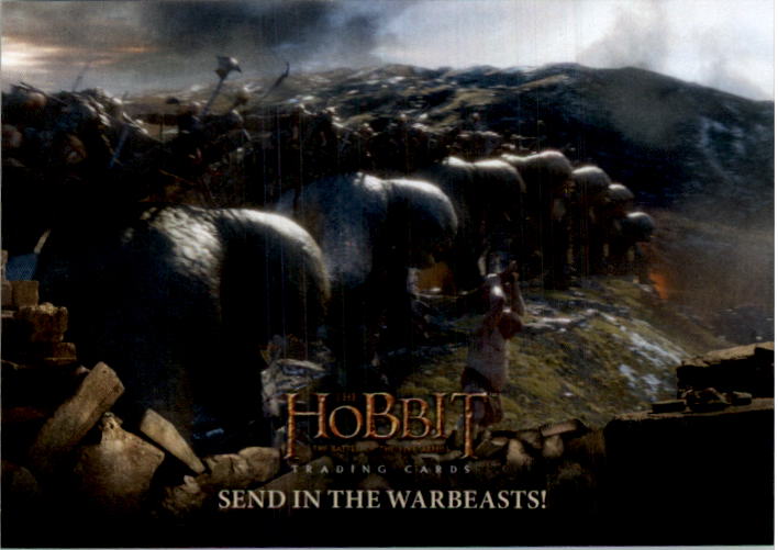 2016 Cryptozoic The Hobbit Battle of the Five Armies #52 Send in the Warbeasts!