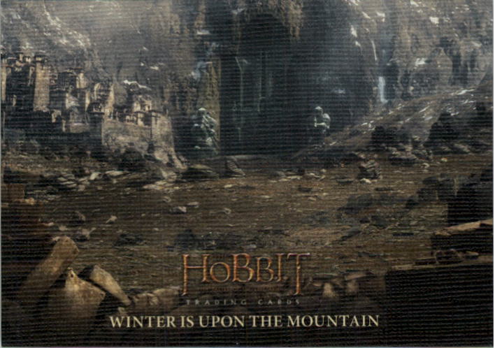 2016 Cryptozoic The Hobbit Battle of the Five Armies Canvas #18 Winter Is upon the Mountain