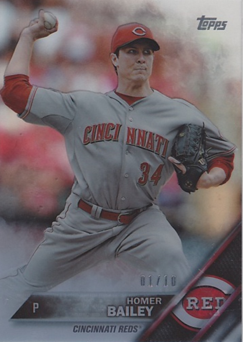 2016 Topps Clear #222 Homer Bailey