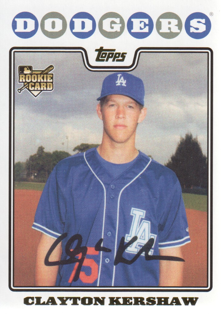 2008 Upper Deck Timeline #358 Clayton Kershaw 94 SP - NM-MT