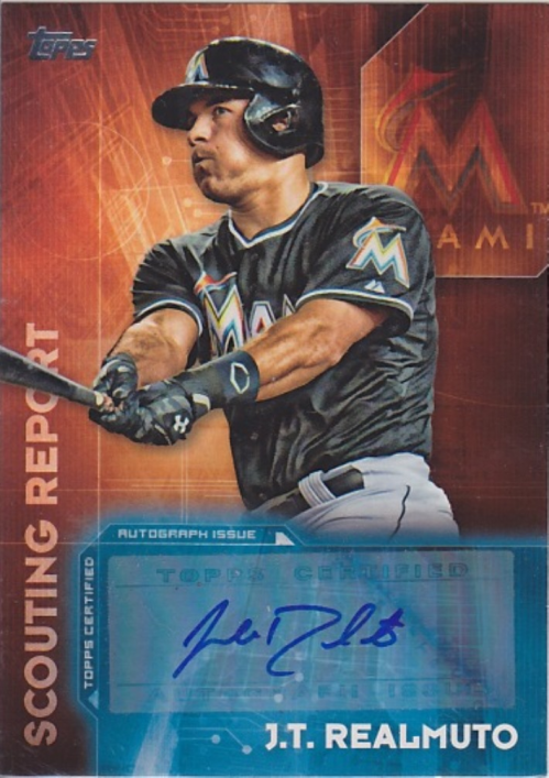 2016 Topps Scouting Report Autographs #SRAJR J.T. Realmuto