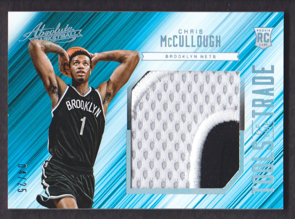 2015-16 Absolute Memorabilia Tools of the Trade Rookie Materials Jumbo Patch #28 Chris McCullough