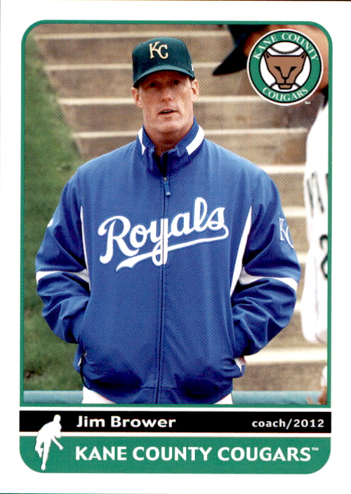 2012 Kane County Cougars Grandstand #6 Jim Brower CO