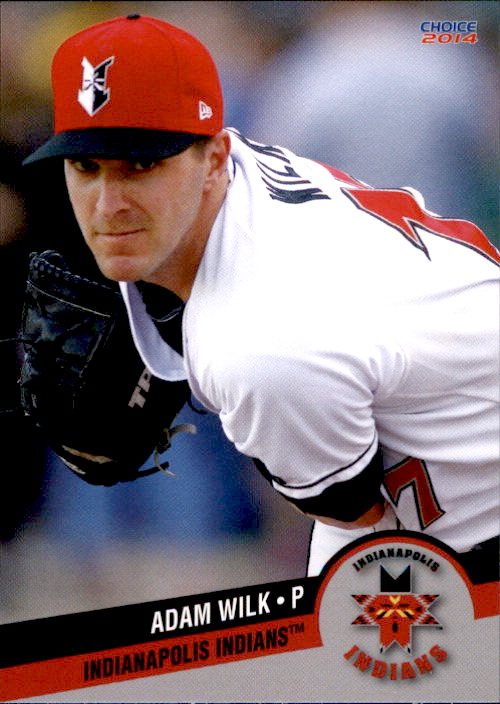 2014 Indianapolis Indians Choice 26 Adam Wilk Anaheim California