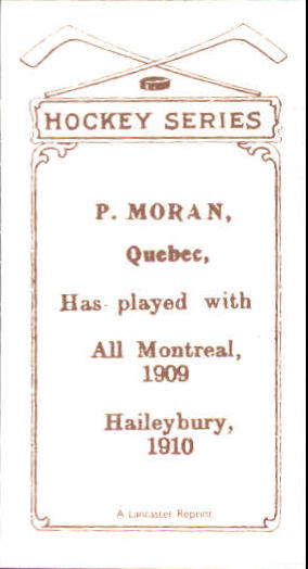 1910-11 C56 #28 Paddy Moran RC back image