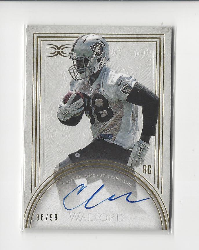 2015 Topps Definitive Collection Rookie Autographs #DRACW Clive Walford/99