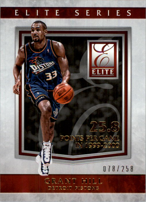 2015-16 Elite Series Inserts Production Line #5 Grant Hill/258