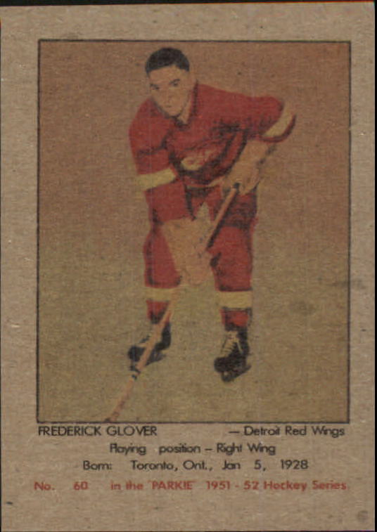 1951-52 Parkhurst #60 Fred Glover RC