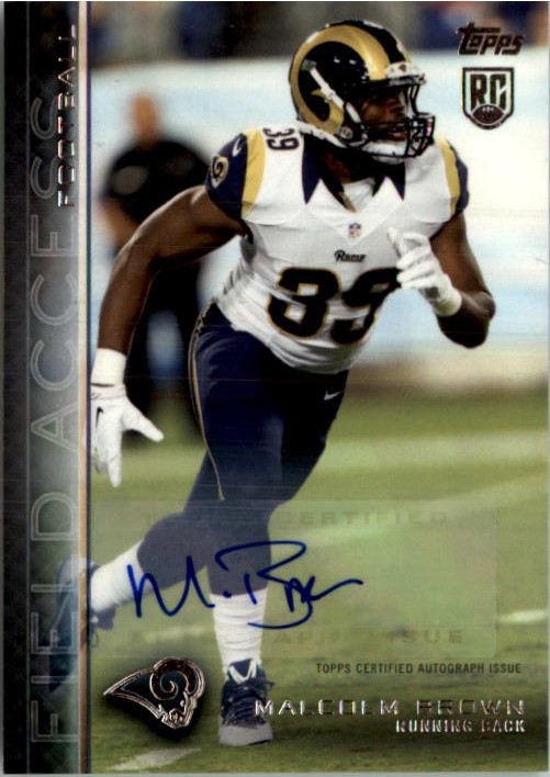 2015 Topps Field Access Autographs #8 Malcolm Brown