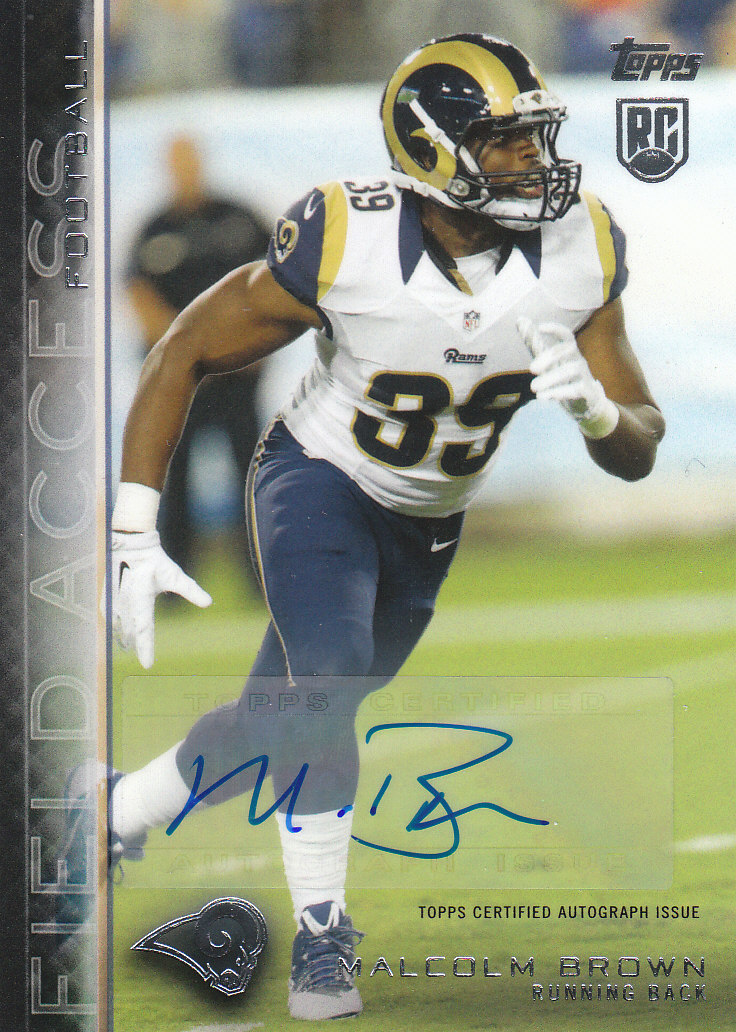 2015 Topps Field Access Autographs #8 Malcolm Brown