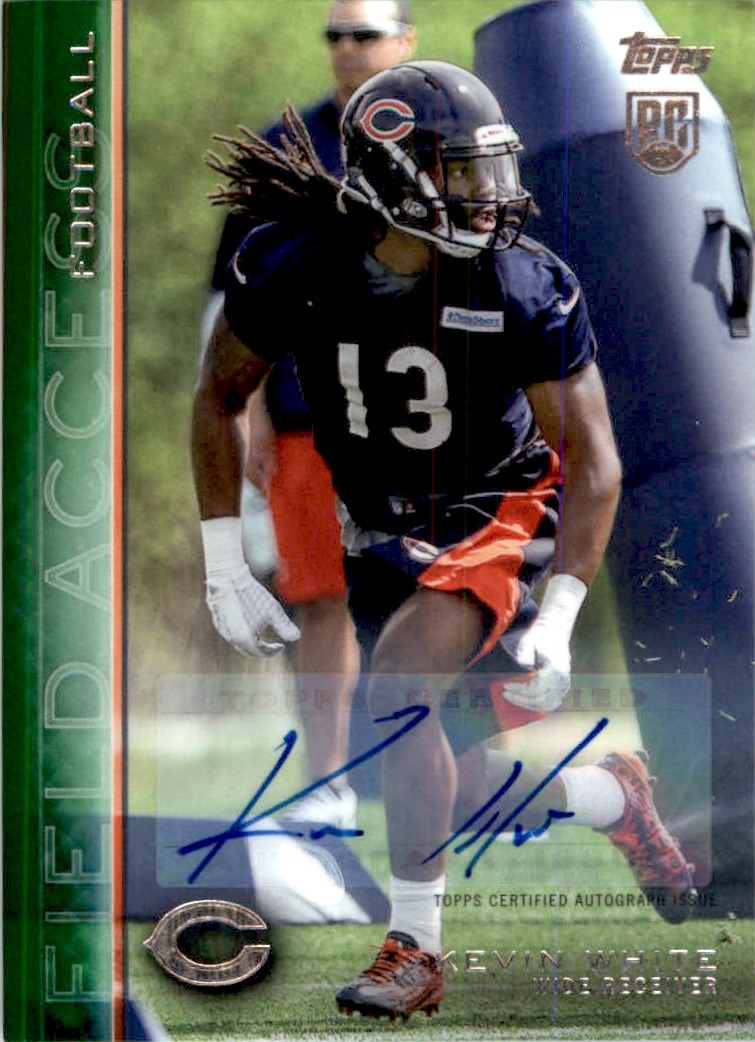 2015 Topps Field Access Autographs Green #85 Kevin White