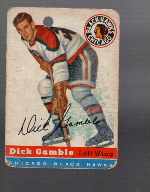 1954-55 Topps #1 Dick Gamble
