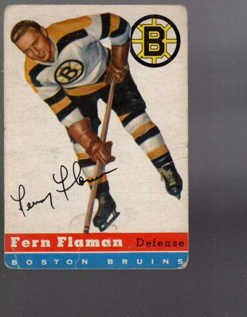 1954-55 Topps #25 Fern Flaman