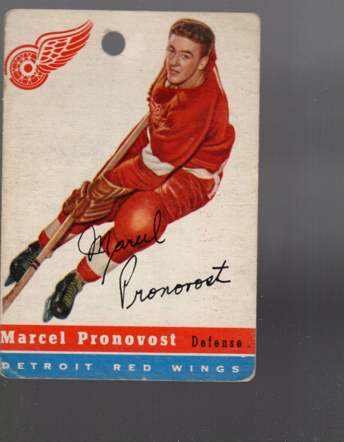1954-55 Topps #27 Marcel Pronovost