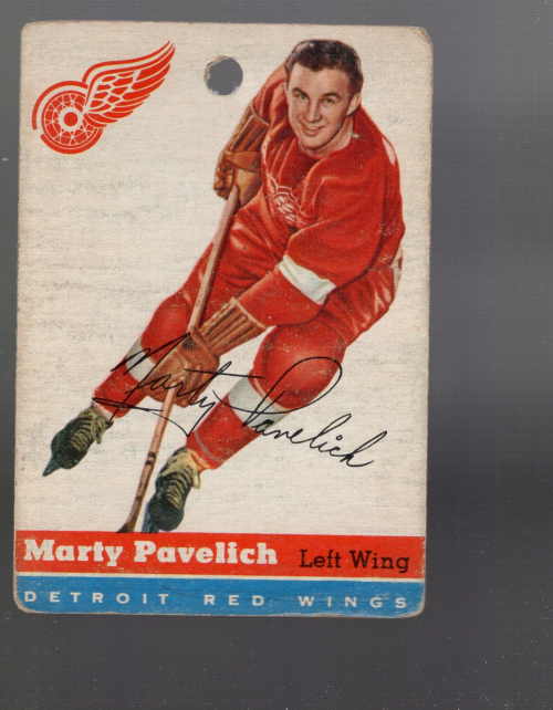 1954-55 Topps #34 Marty Pavelich