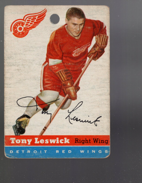1954-55 Topps #45 Tony Leswick