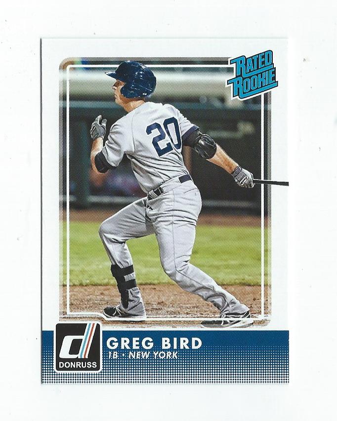 2016 Donruss #41 Greg Bird RR RC