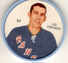 1960-61 Shirriff Coins #97 Lou Fontinato
