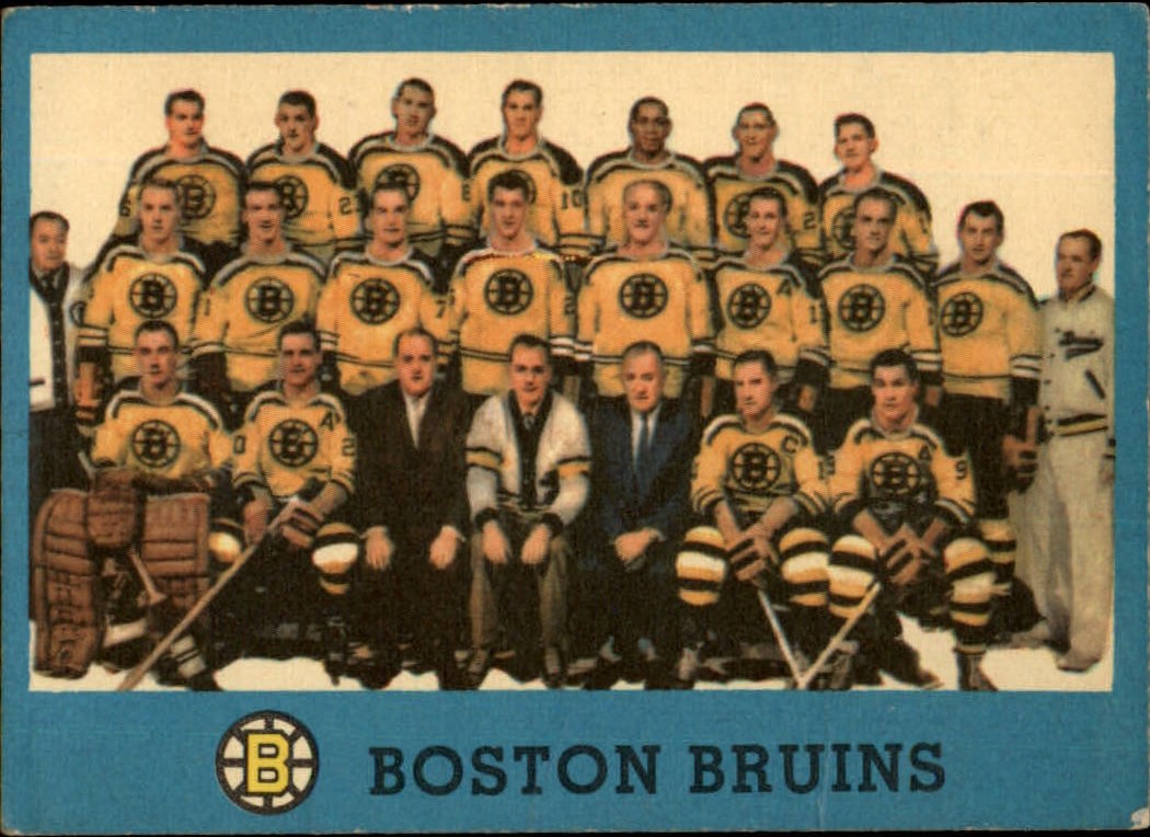 1962-63 Topps #22 Bruins Team
