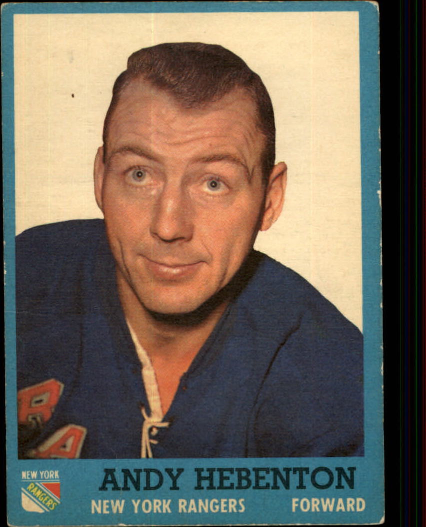 1962-63 Topps #54 Andy Hebenton