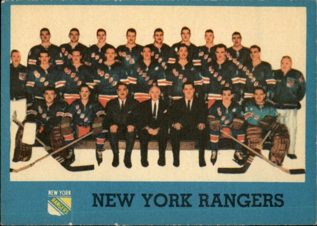 1962-63 Topps #65 Rangers Team