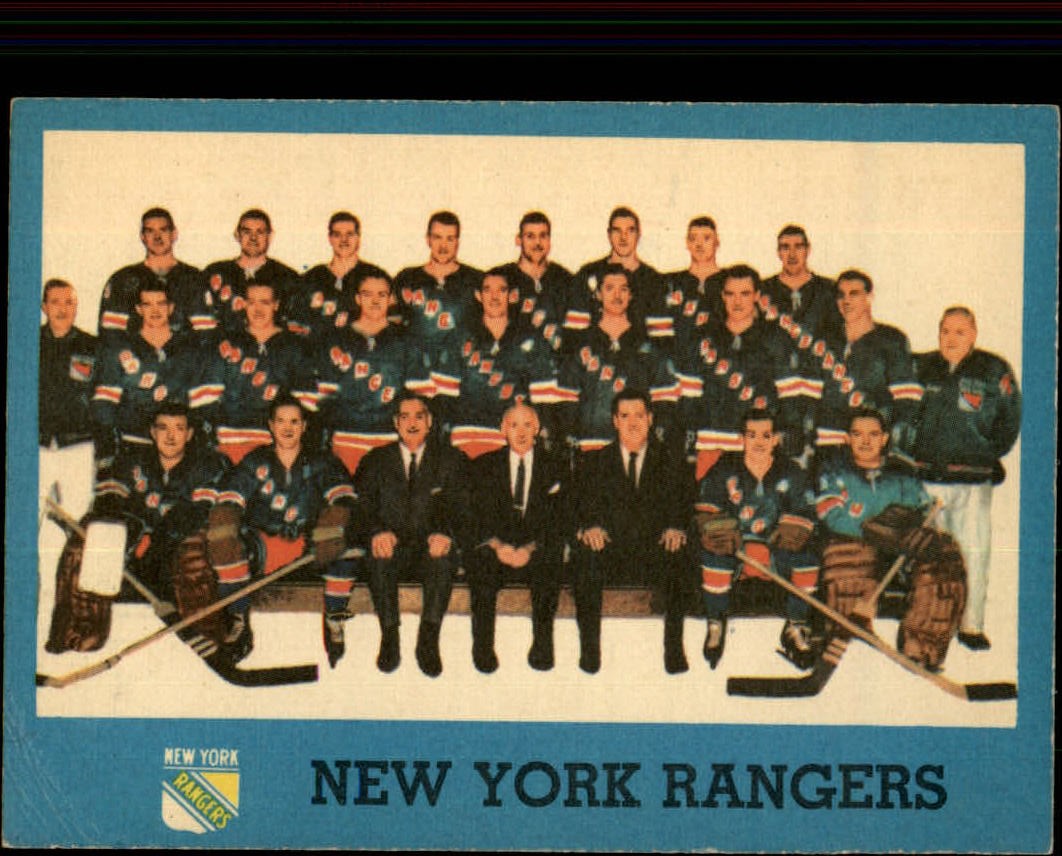 1962-63 Topps #65 Rangers Team