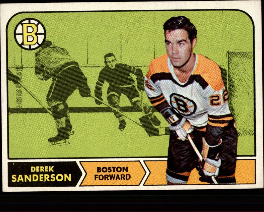 1968-69 Topps #6 Derek Sanderson