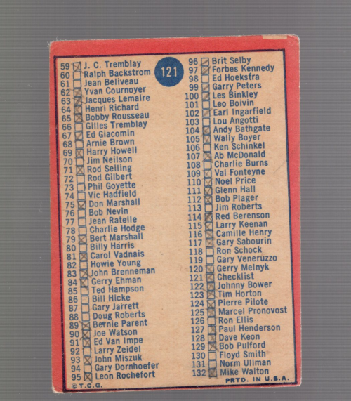 B4840- 1968-69 Topps Hk #s 1-132 APPROXIMATE GRADE -You Pick- 15+ FREE US SHIP - Picture 43 of 45