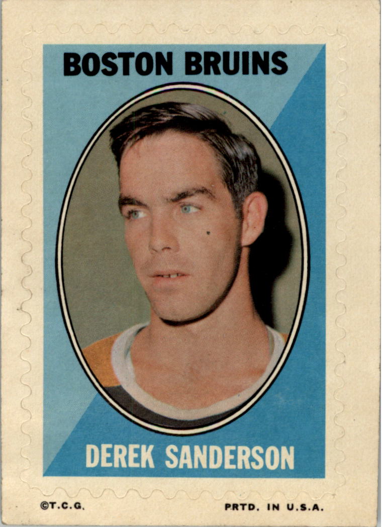 1970-71 Topps/OPC Sticker Stamps #27 Derek Sanderson