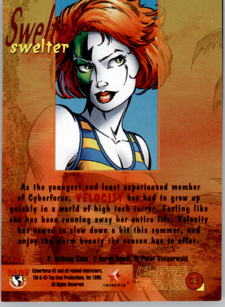 Cyber-Force Summer (1996 Intrepid) Cards - Picture 3 of 25