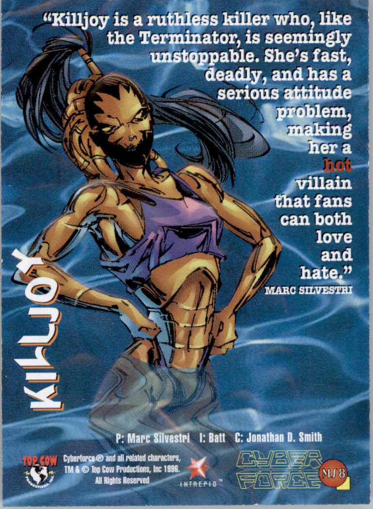 Cyber-Force Summer (1996 Intrepid) Cards - Picture 5 of 25