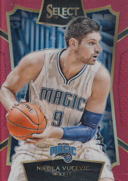 2015-16 Select Concourse Prizms Red #58 Nikola Vucevic