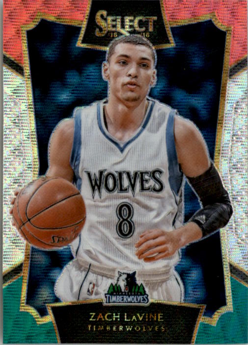 2015-16 Select Prizms Tri Color #90 Zach LaVine CON