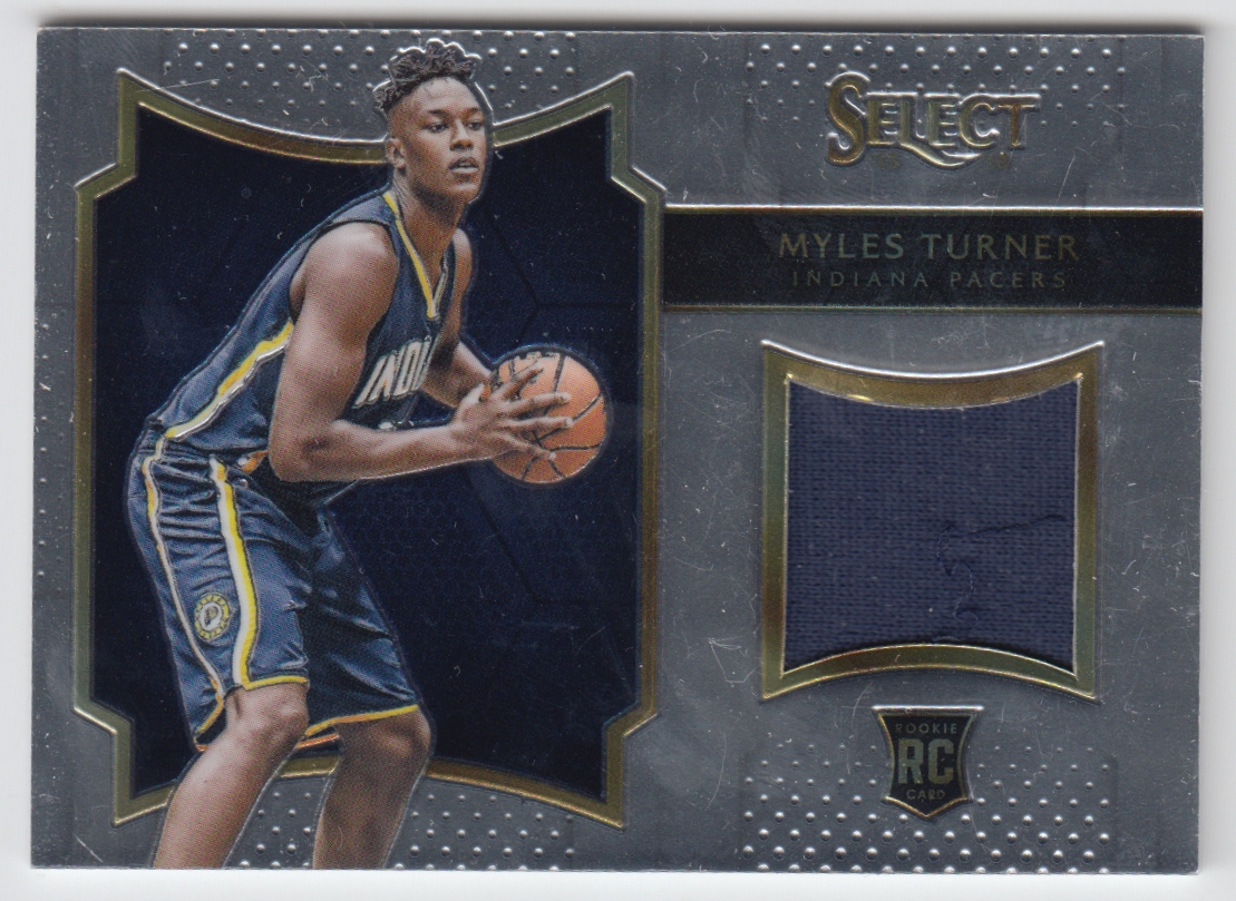 2015-16 Select Rookie Swatches #23 Myles Turner