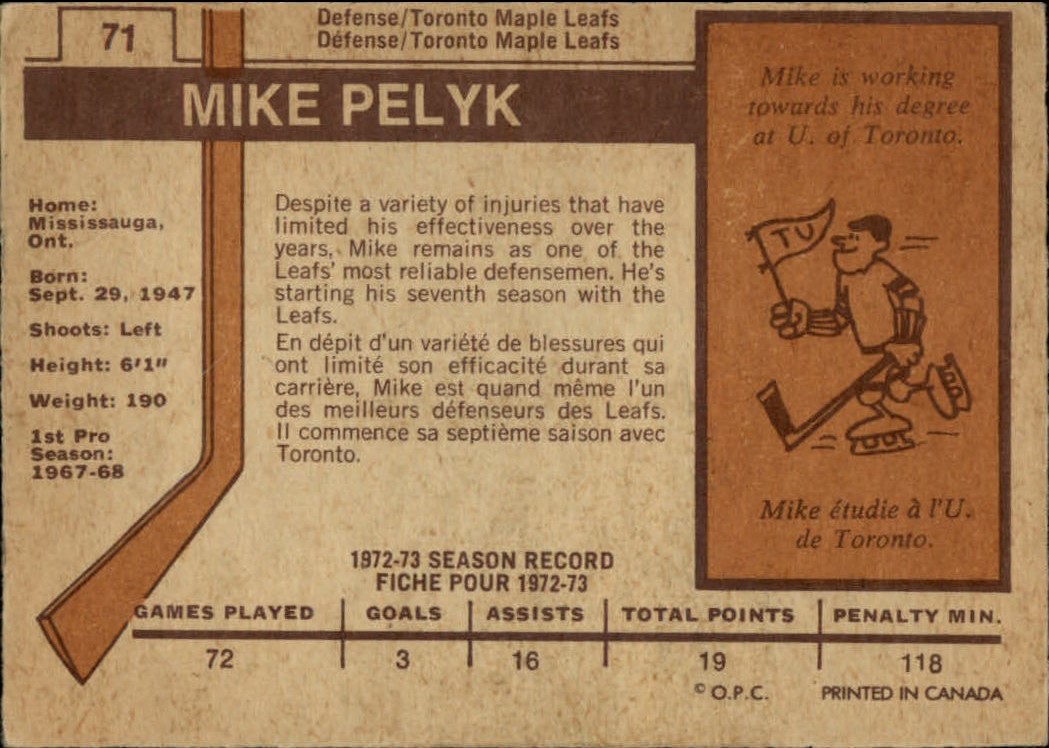 1973-74 O-PEE-CHEE HOCKEY ASSORTED SINGLES U-PICK - Picture 33 of 67