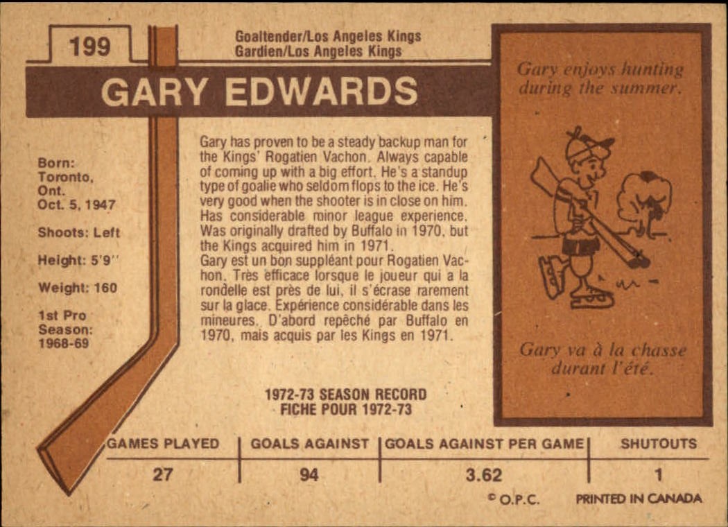 1973-74 O-PEE-CHEE HOCKEY ASSORTED SINGLES U-PICK - Picture 63 of 67