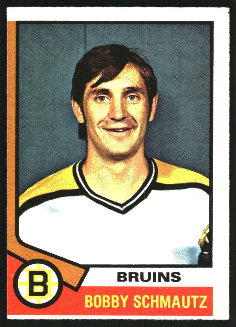 1974-75 O-Pee-Chee #27 Bobby Schmautz - VG-EX