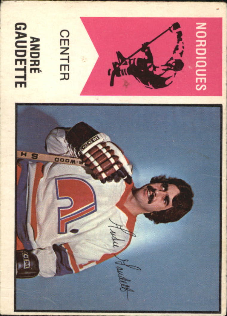 1974-75 O-Pee-Chee WHA #46 Andre Gaudette RC