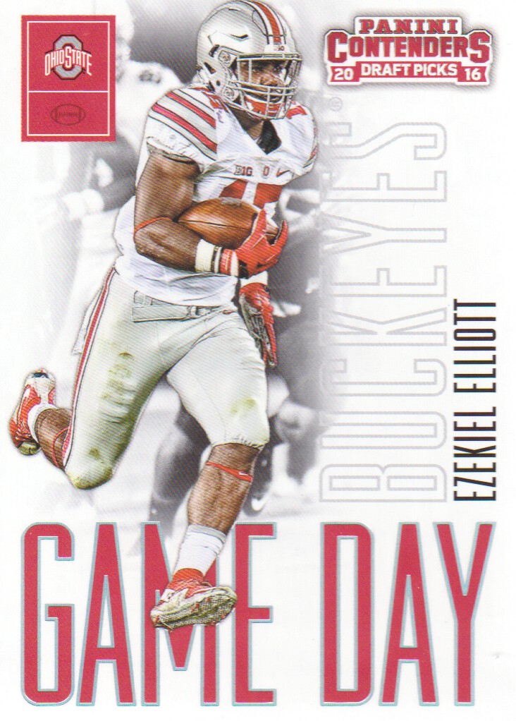 2016 Leaf Draft Football Ezekiel Elliott Card #31