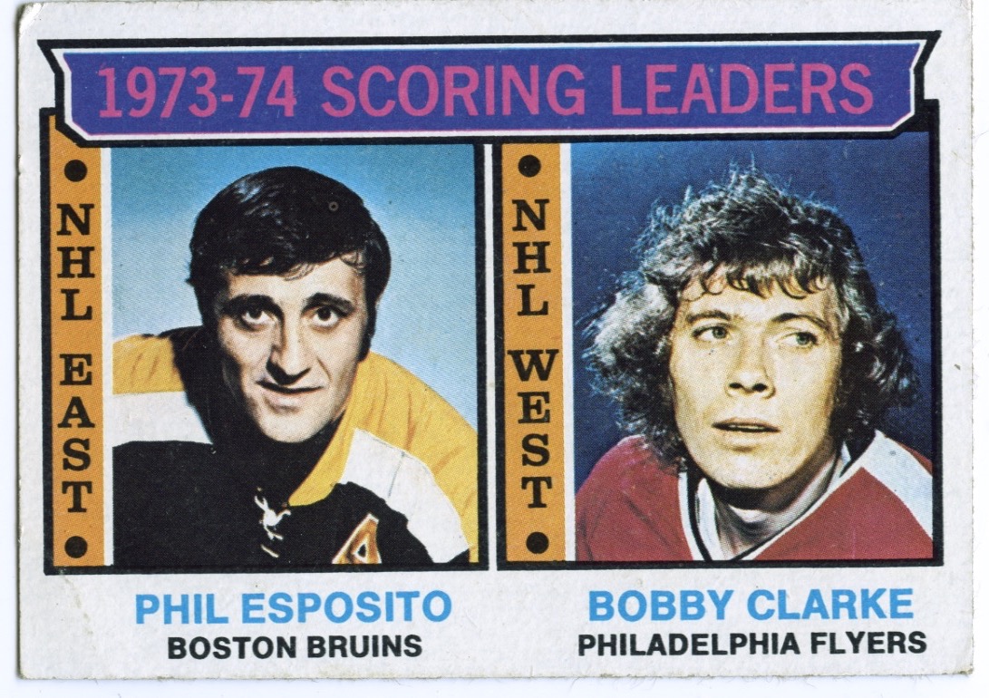 1974-75 Topps #3 Scoring Leaders/Phil Esposito/Bobby Clarke