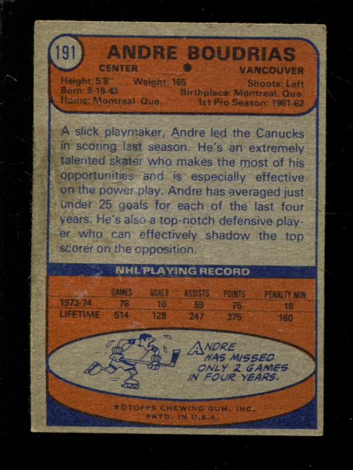A6441- 1974-75 Topps Hk 101-200 Ca. Grad -du Pick- 15 + Gratis US Schiff - Bild 58 von 62