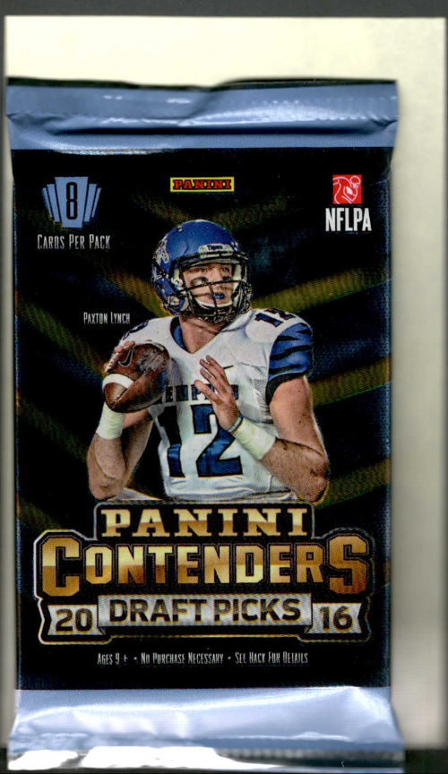 2016 Panini Contenders Draft Picks Football Hobby Pack