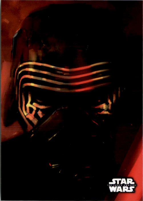 2016 Topps Star Wars The Force Awakens Series Two Concept Art #9 The Mask of Kylo Ren