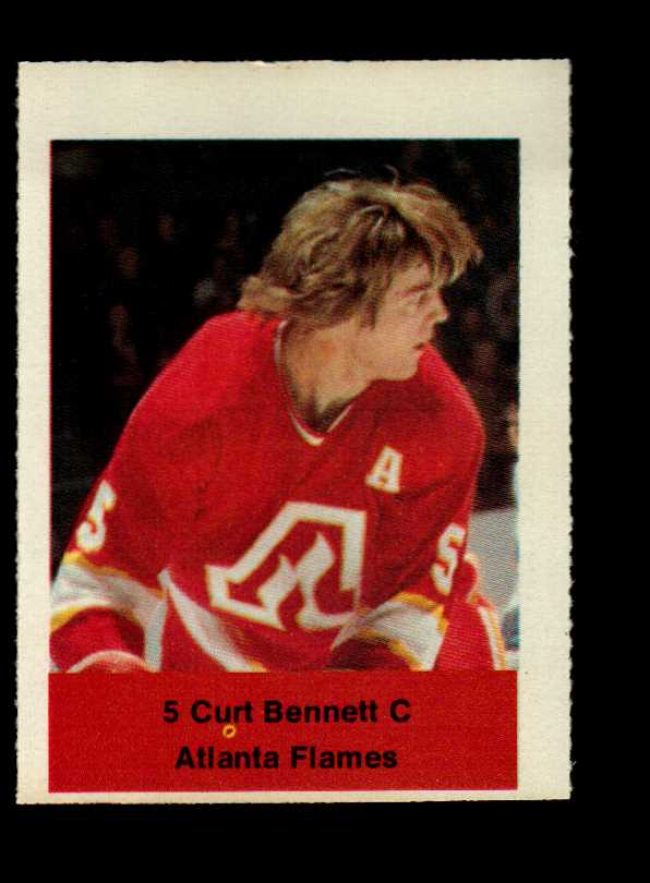 1974-75 NHL Action Stamps #4 Curt Bennett